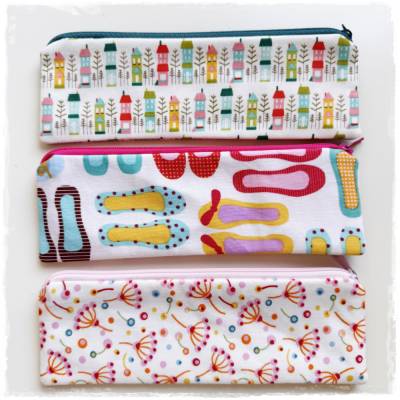 3 StifteMäppchen * Ideal für die Handtasche * Federmäppchen * Stifteetui