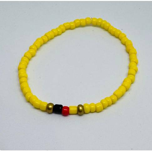 Deutschland Fan-Armband – Handgemachtes Perlenarmband in Schwarz Rot Gold – Germany, Deutschland oder WM Bild 7