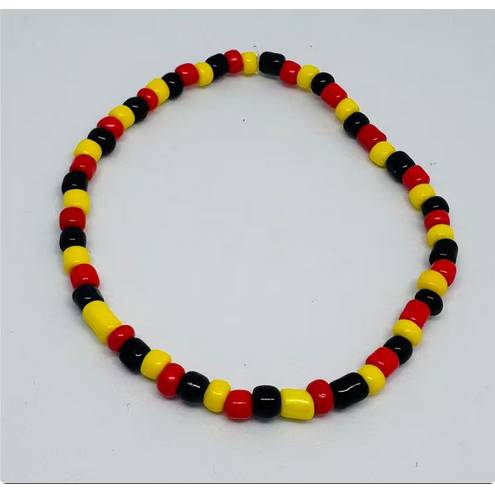 Deutschland Fan-Armband – Handgemachtes Perlenarmband in Schwarz Rot Gold – Germany, Deutschland oder WM Bild 9