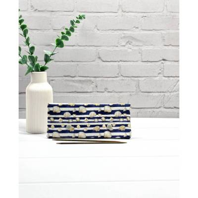 Nadelgarage 15 cm für Nadelspiele - Maritime Stricknadeltasche