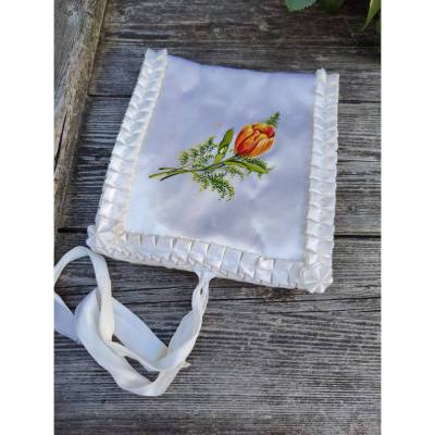 Vintage Taschentuch Tasche, Lingerie Bag, 60s-70s