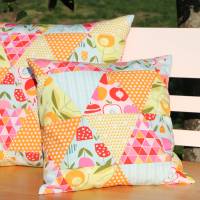 Patchworkkissen Sixty Nähanleitung