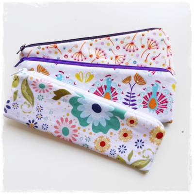 3 StifteMäppchen * Ideal für die Handtasche * Federmäppchen * Stifteetui