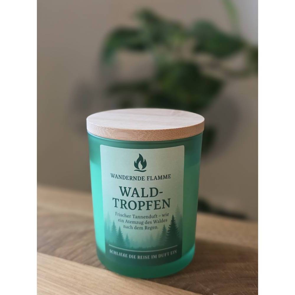 Wald Duftkerze aus Sojawachs – Tannenduft Kerze – Geschenk für Naturliebhaber – handgemacht & vegan