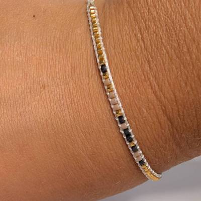 personalisiertes Morsecode-Armband | Armband mit Geheimbotschaft | persönlicher Schmuck in Wunschfarben