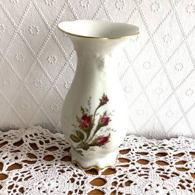 Vintage Rosenthal Vase Moosrose Classic Rose  aus den 50er/60er Jahren