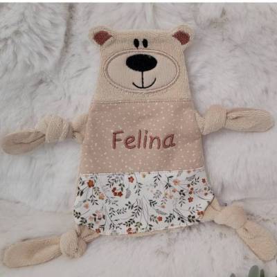 Schmusebär, Kuschelbär, Schnullerbär personaliesiert