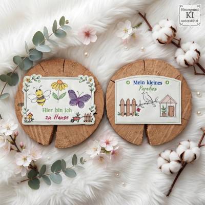 Stickdateien Gartenliebe Doro-Collection: 41 Motive, Scribble Shabby, ITH Schilder ab 13x18 – Vina & Doro Schulenberg