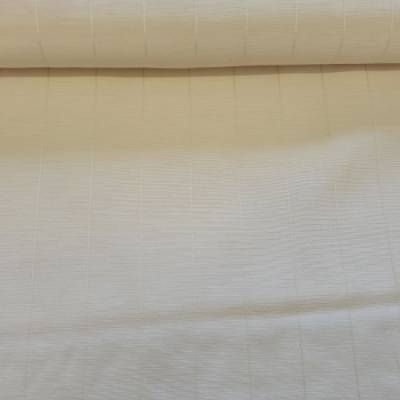 Leichter Deko Jaquard schmale streifen creme