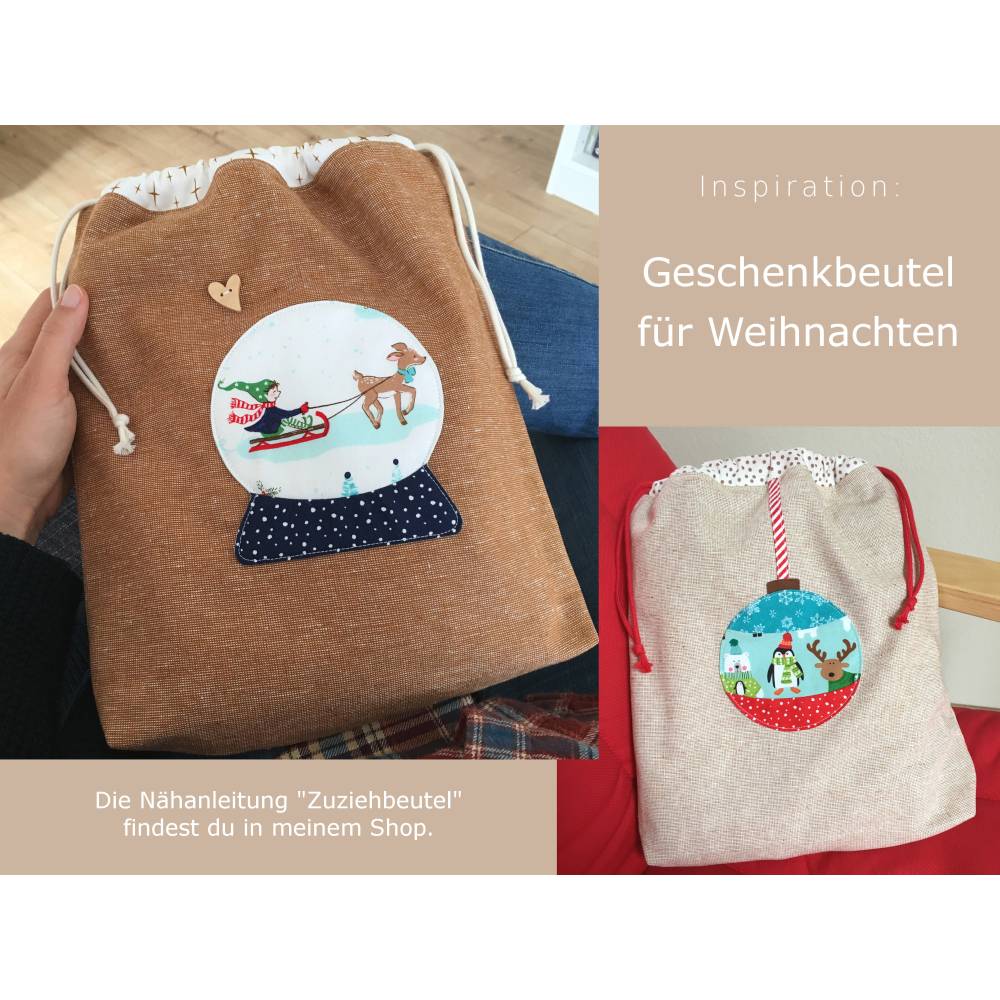 Applikationen Weihnachten Nähanleitung Bild 5