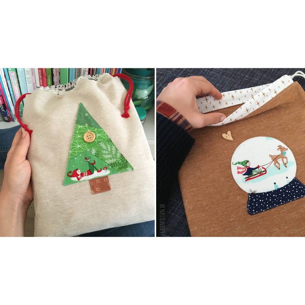 Applikationen Weihnachten Nähanleitung Bild 6