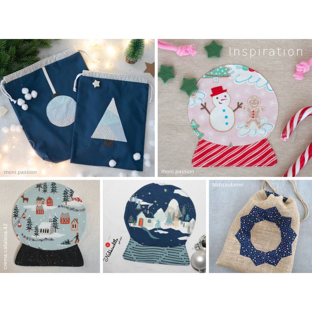Applikationen Weihnachten Nähanleitung Bild 7