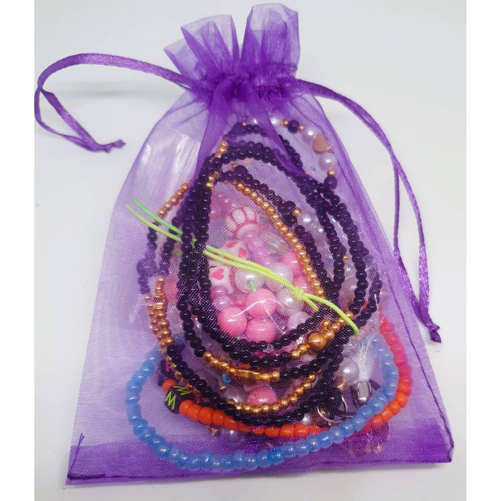 Mystery Bag: 10 handgemachte Schmuck-Überraschungen – Armbänder, Halsketten, Charms & Schlüsselanhänger Bild 2