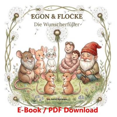 E-Book PDF: Egon & Flocke Band 3 Die Wunscherfüller | Eine therapeutische Geschichte über Achtsamkeit und Resilienz