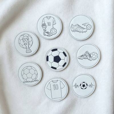 Stickdatei Fussball Untersetzer  Set 2683