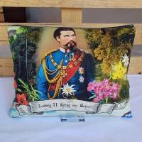Großes Mäppchen „König Ludwig II.“, Kosmetiktasche, Beauty-Bag