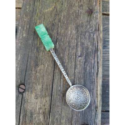 Vintage silber sammlerlöffel, kaffeelöffel 925 silber, mexiko