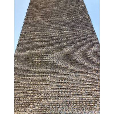 Coupon exklusiv Crash Stoff Fischgrät Altgold Schillernd – 4,00 m Länge - 115 cm Breite
