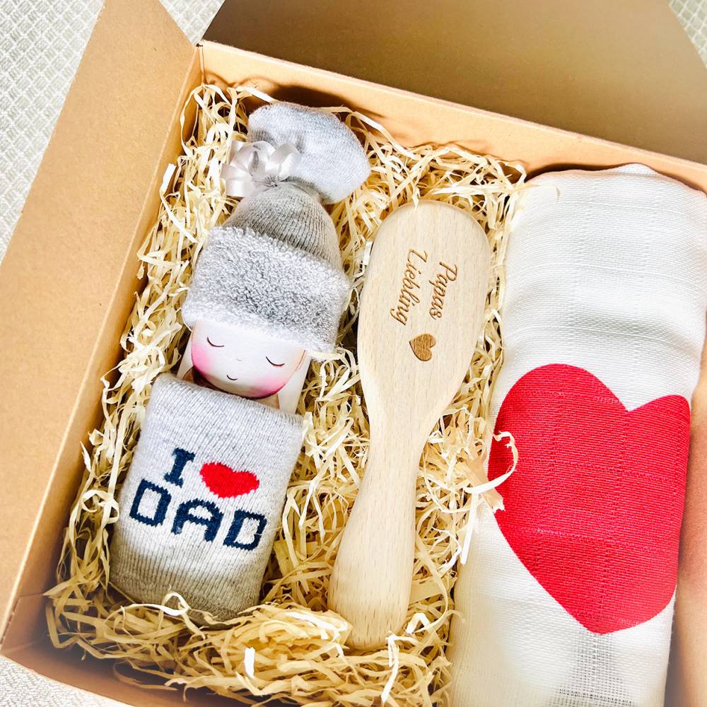 Geschenk für werdenden Papa | Baldpapa Geschenkbox zur Schwangerschaft & Geburt | Geschenk für frischgebackenen Papa Bild 1