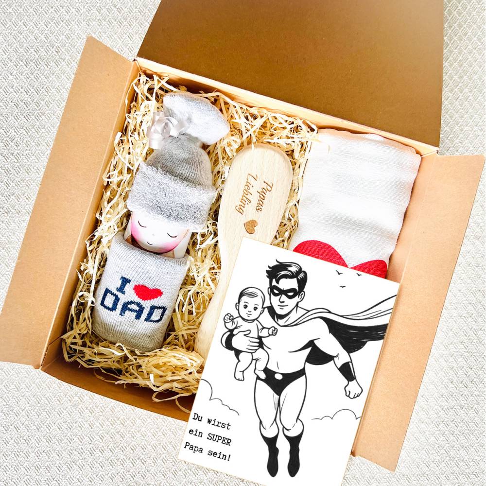Geschenk für werdenden Papa | Baldpapa Geschenkbox zur Schwangerschaft & Geburt | Geschenk für frischgebackenen Papa Bild 2