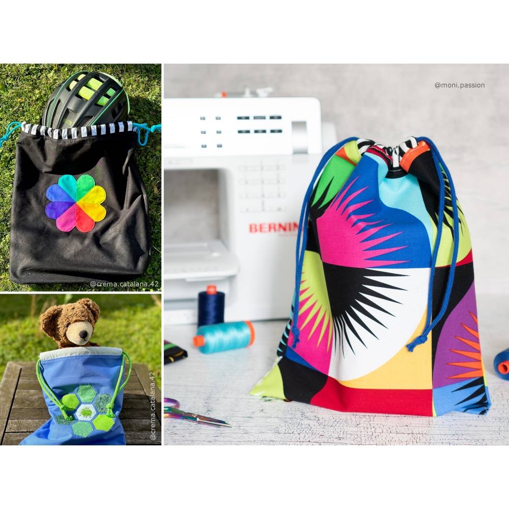 Zuziehbeutel Nähanleitung Bild 9