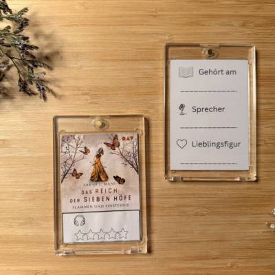Digital Bookshelf - DIY Sammelkarten Set Hörbücher (5er Starterset)