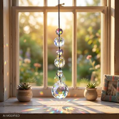 Suncatcher Fensterdeko Glas – Magische Lichtspiele & Feng Shui für dein Zuhause