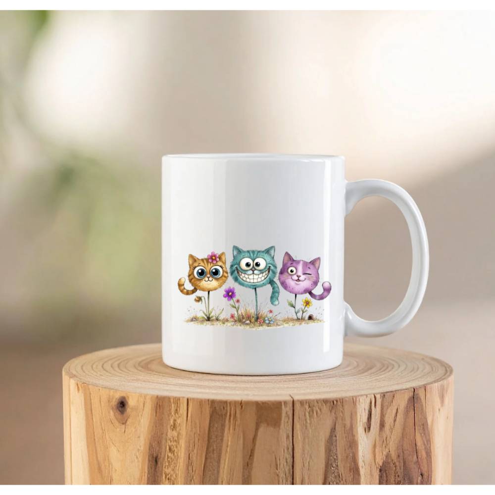 Katzen-Tasse „Schabernack “ – liebevolles Katzenmotiv