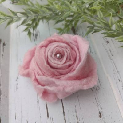 HANDGEFERTIGTE ROSE, Dekoration & Accessoires, in zartem Rosa!