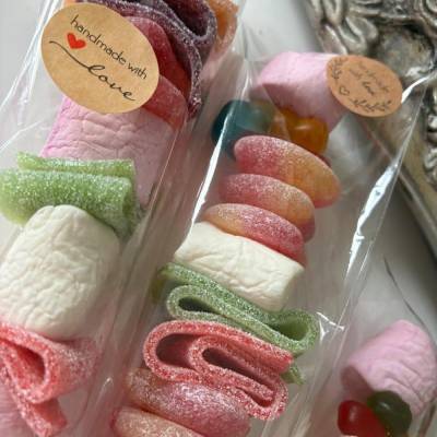 Candy Spieß, Candy Kabob, Süßigkeiten, Partygeschenk, Geburtstag, Gastgeschenk 