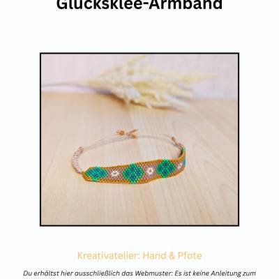 Glücksklee Armband selbstgewebt | DIY für ein individuelles symbolisches Armband