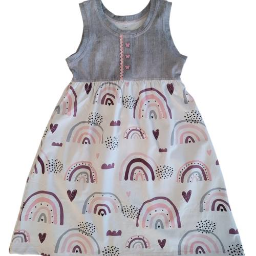 Mädchenkleid "Rainbow" Gr. 134