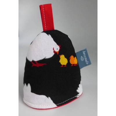 Eierwärmer Eierhütchen Huhn mit Küken