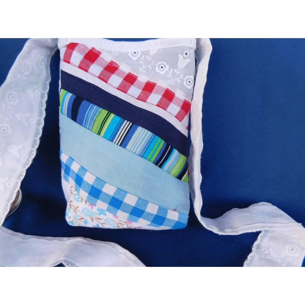 kleiner Stoffbeutel  Patchwork , bunte Taschen Damen , Geschenk Tasche Bild 4