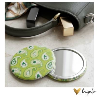 Button Taschenspiegel - Paisley
