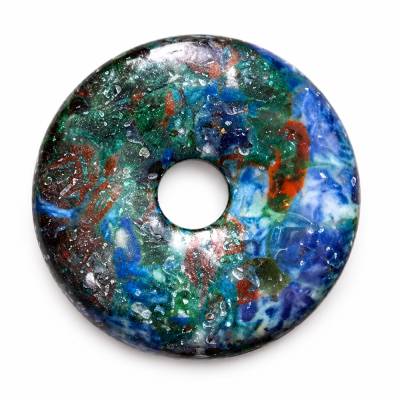 Shattuckit Donut-Anhänger – Pi-Scheibe, 40 mm, Rarität A+