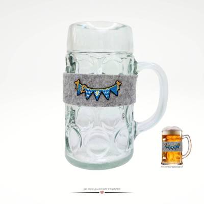 Bierkrugmarkierung Bayern personalisiertes Maßkrugband . Oktoberfest