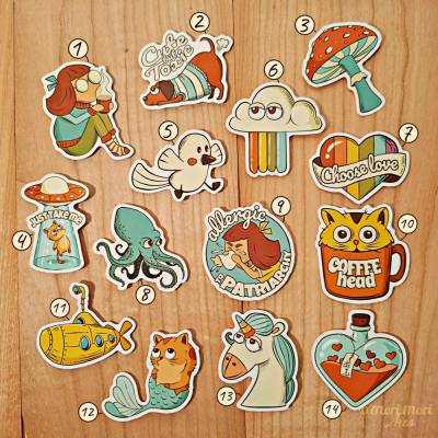 Wähle beliebige 3 Sticker | Mix & Match Sticker Bundle aus Vinyl-Die-Cut-Stickern