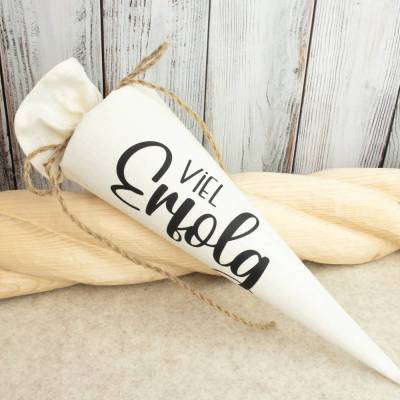 Mini-Schultüte „Viel Erfolg“ – Geschenk zur Einschulung, Prüfung oder Ausbildung