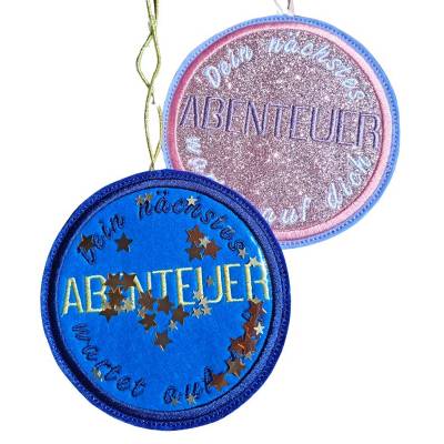 Stickdatei Schultüten Anhänger
