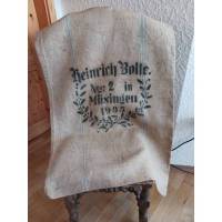 Antiker Hanfsack, Leinensack, Getreidesack, Mehlsack 1905