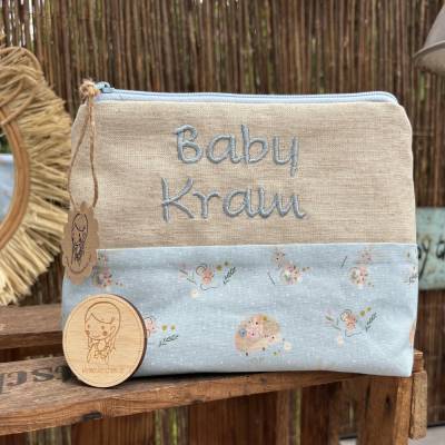 Große Baby Kram Tasche XL // Windeltasche // Kulturbeutel // Notfalltasche // Reiseapotheke XL // Fuchs
