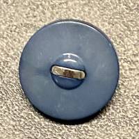 Designer-, Stegknopf graublau mit chromefarbener Einlage Packung 25 g (ca.10 Stück)