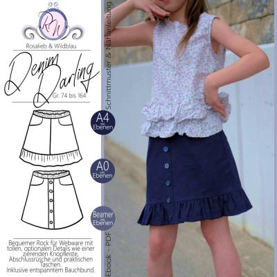 Ebook Schnittmuster DenimDarling Rock Gr. 74-164