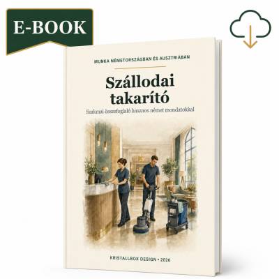 Deutsch für Hotelreinigung – Ungarisches E-Book | Deutsch am Arbeitsplatz | Deutschland & Österreich