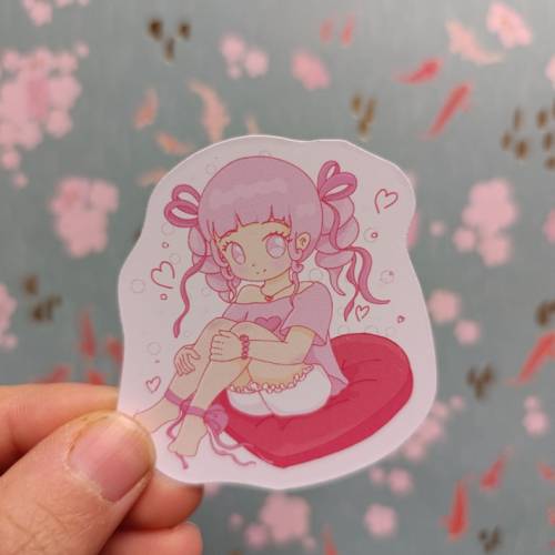 Valentins Mädchen Vinyl Sticker