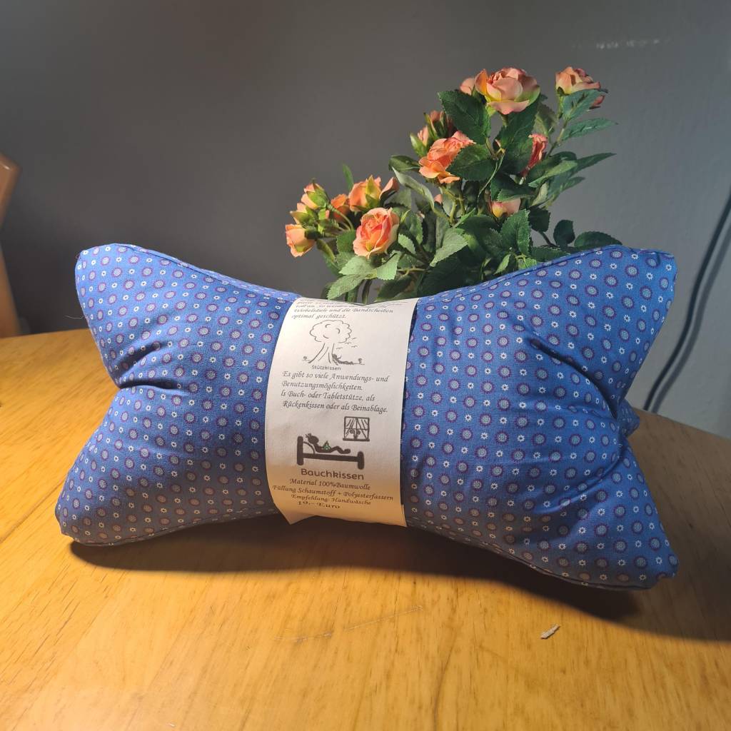 Leseknochen Nackenkissen – Ergonomisches Kissen, Nackenstütze, handgemacht, Geschenkidee für Leser, Sofa-Kissen, bequem