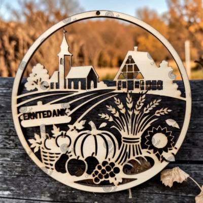 Kranz Herbst | Erntedank | SVG Datei