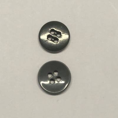 4-Loch Knöpfe Durchmesser ca.18mm grau&dunkelbraun Packung ca.20 g