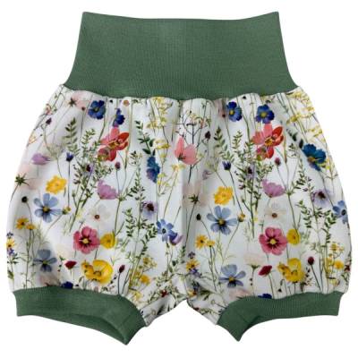 kurze Babypants - Kinderpants - Babyhose * Wiesenblume * in Größe 50 - 140